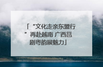 “文化走亲东盟行”再赴越南 广西邕剧粤韵展魅力